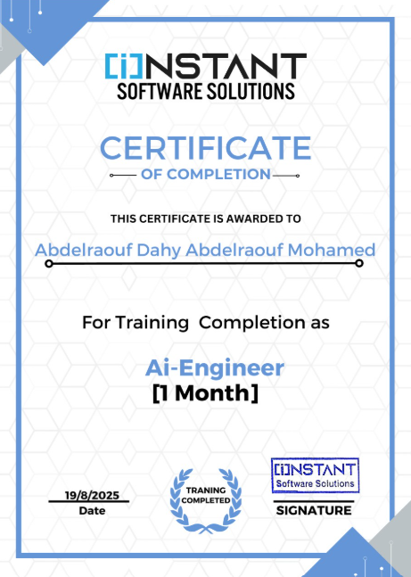 AI Engineering Certificate
